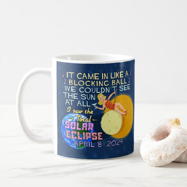 Total Solar Eclipse April 8 2024 American Funny Kaffemugg (Med munk)