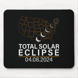 Total Solar Eclipse April 8 2024 Amerika USA Karta Musmatta