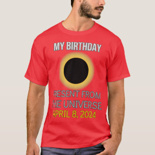 Total Solar Eclipse April 8 2024 Bästa födelsedag T Shirt