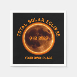Total Solar Eclipse August 12 2026 Pappersservett
