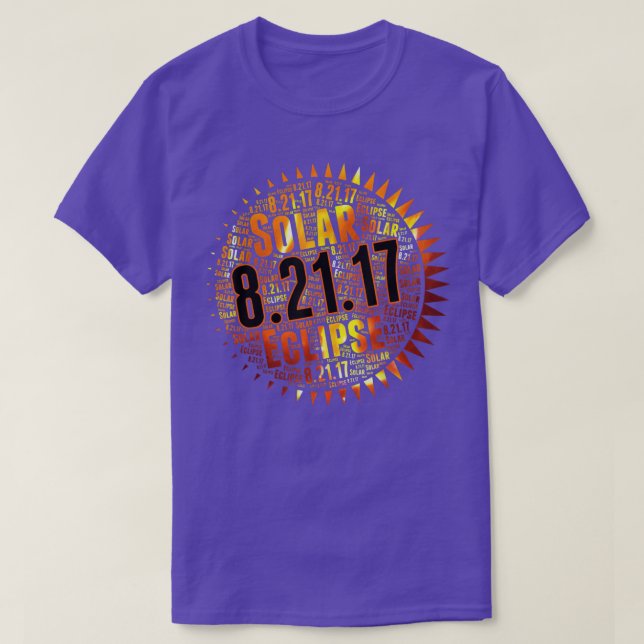 Total Solar Eclipse August 2017   Stargazer Tees  T Shirt (Design framsida)