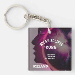 Total solar eclipse August 2026 text personalized