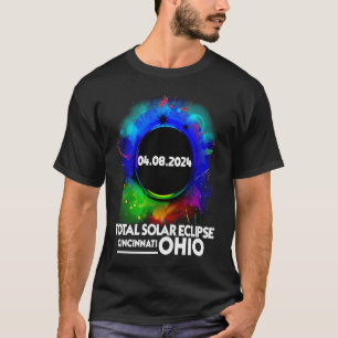 Total Solar Eclipse Cincinnati OHIO 8 april 2024 T Shirt