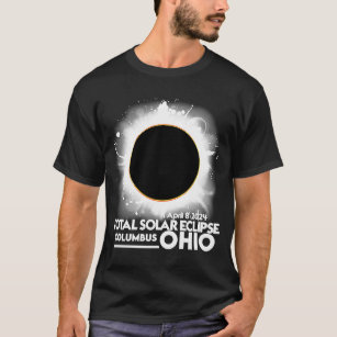 Total Solar Eclipse Columbus OHIO April 8 2024 Tot T Shirt