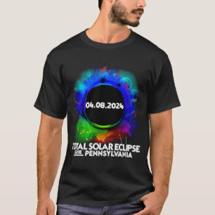 Total Solar Eclipse ERIE PENNSYLVANIA 8 april 2024 T Shirt