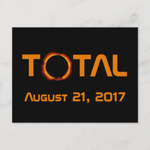 Total Solar Eclipse-händelse Vykort