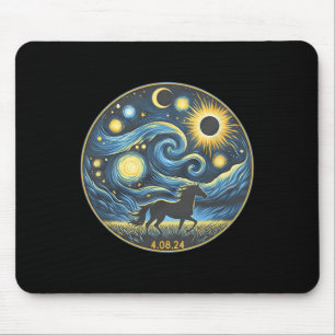 Total Solar Eclipse Horse Lover 8 april 2024 Häst Musmatta