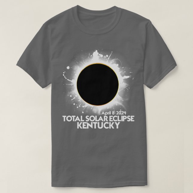 Total Solar Eclipse Kentucky 2024 Totality T Shirt (Design framsida)