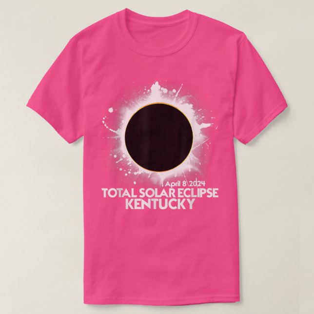 Total Solar Eclipse Kentucky 2024 Totality T Shirt (Design framsida)