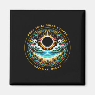 Total Solar Eclipse Mazatlan Mexico - Mexikanska B Magnet