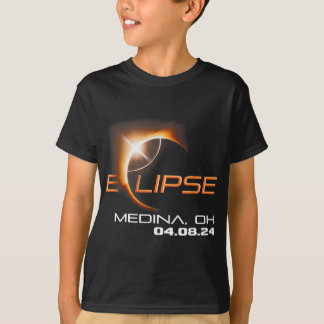 Total Solar Eclipse Medina Ohio T Shirt