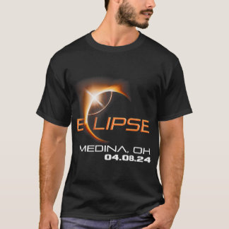 Total Solar Eclipse Medina Ohio T Shirt