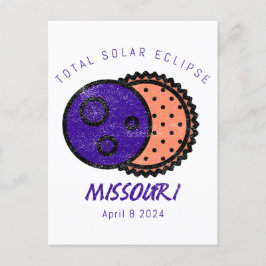 Total Solar Eclipse Missouri Helg Vykort