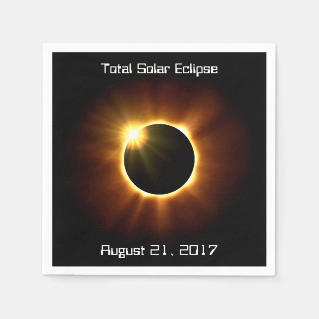Total Solar Eclipse - Napkins Pappersservett (Framsidan)