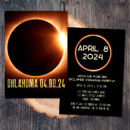 Total Solar Eclipse Oklahoma 2024 Personlig Inbjudningar
