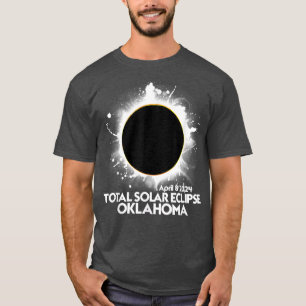 Total Solar Eclipse Oklahoma 2024 Totality America T Shirt