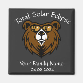 Total Solar Eclipse Personalize Magnet