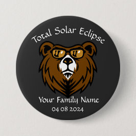 Total Solar Eclipse Personalize Sticker Knapp