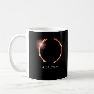 Total Solar Eclipse Sol 8 april 2024 Kaffemugg