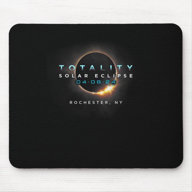 Total Solar Eclipse Totality Rochester New York Musmatta (Framsidan)