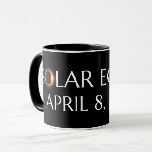 Total Solar Eclipse USA 8 april 2024 Mugg