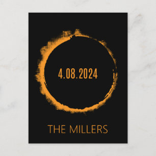 Total Solar Eclipse USA 8 april 2024 Vykort
