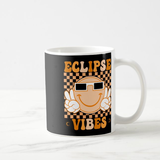 Total Solar Eclipse Vibes Shirt for Boys Girls Wom Kaffemugg (Höger)
