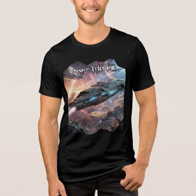 Total Solar Space Tripping T Shirt (Framsida)