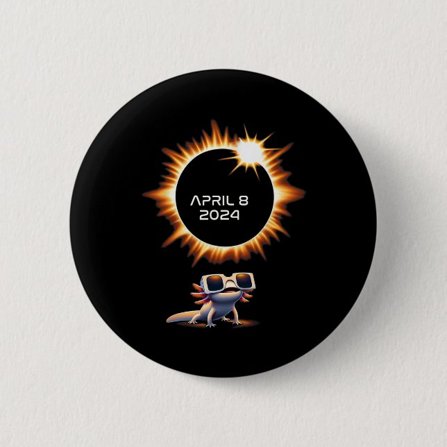 Total solcellscancer 2024 Axolotl i astronomiglas Knapp (Framsida)