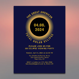 Total solcellsklipp 2024 Visa Party Inbjudan Vykort