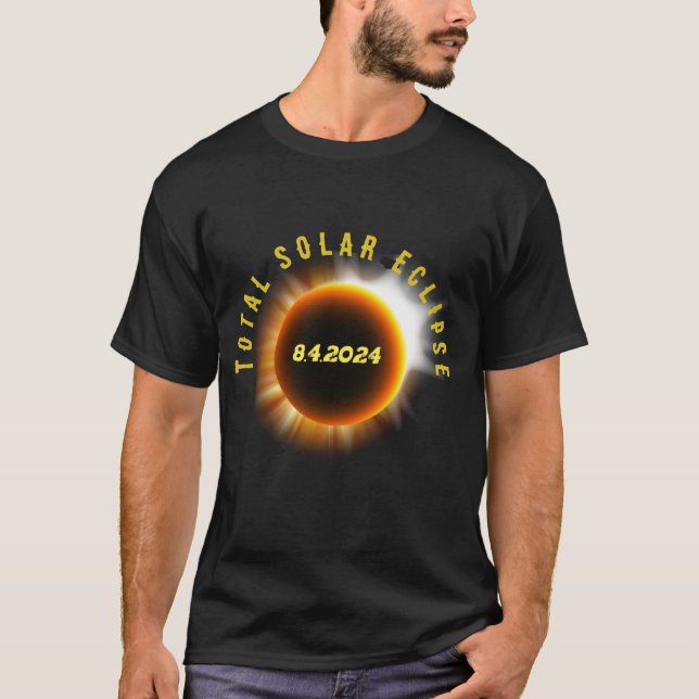Total solcellsklipp 8/4/2024 USA T Shirt (Framsida)