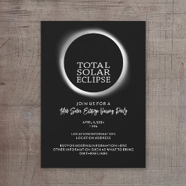 Total solcellsklipse - 2024 eller anpassningsbar inbjudningar