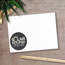 Total solcellsklipse - 2024 eller anpassningsbar post-it block