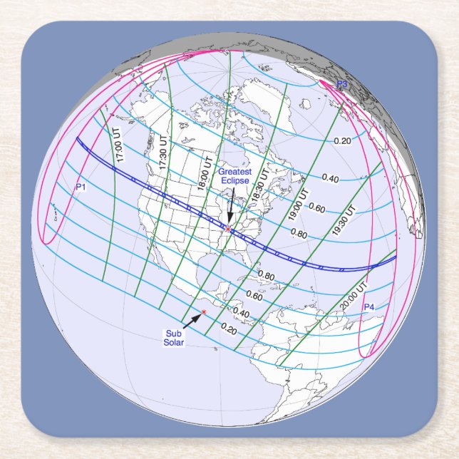 Total solenergi 2017, global Väg Underlägg Papper Kvadrat (Framsidan)