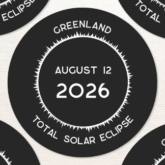 Total solenergi 2026 Grönland Runt Klistermärke
