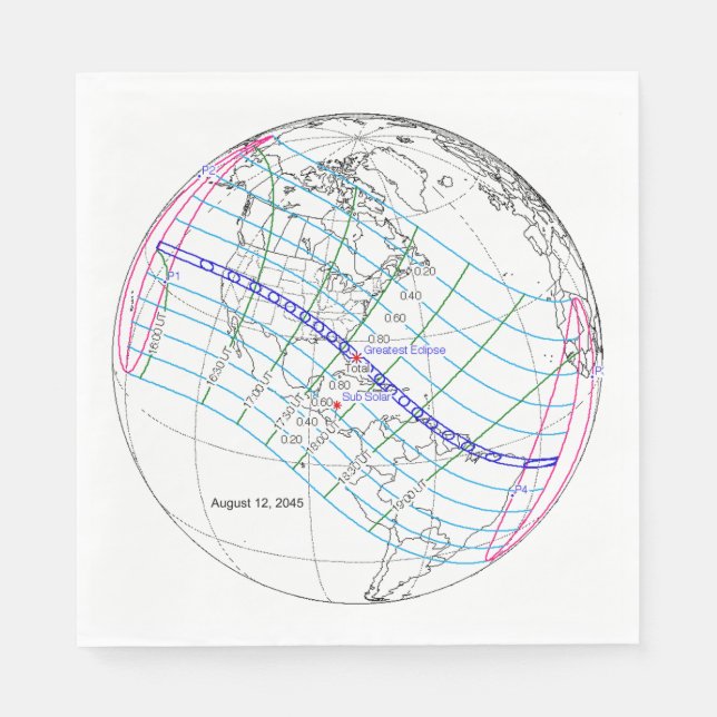 Total solenergi 2045 Global Väg Pappersservett (Framsidan)