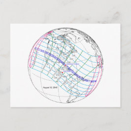 Total solenergi 2045 Global Väg Vykort
