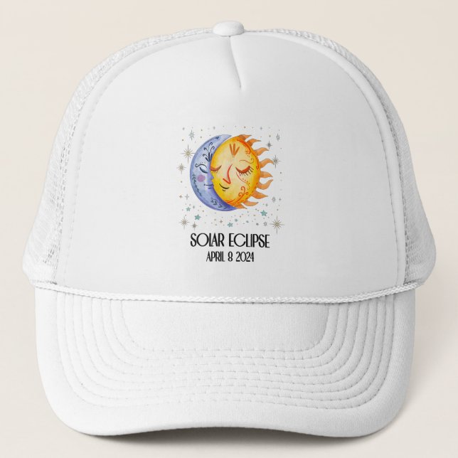 Total solenergi Eclipse 2024 Cute Solar Eclipse Ki Keps (Framsida)