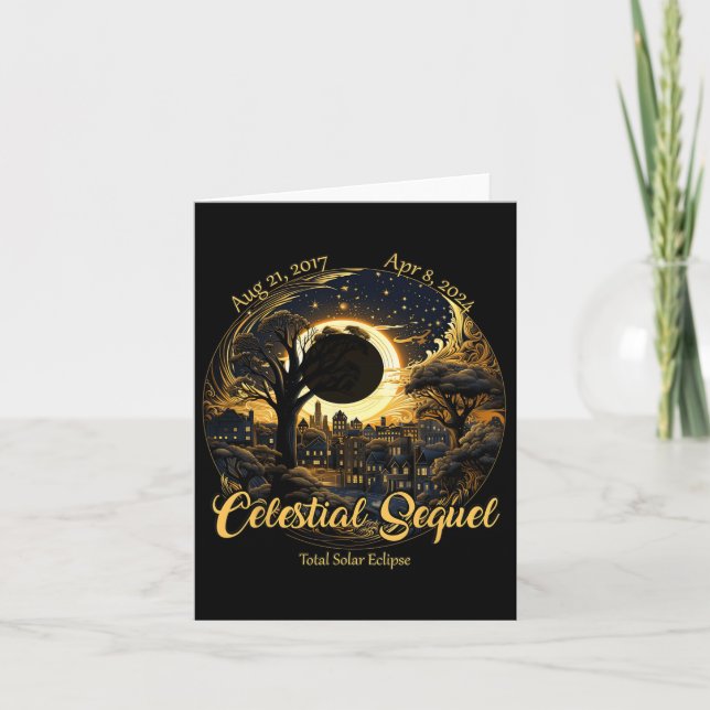 Total solenergi Eclipse Celestial Sequel 2017 Tota Kort (Framsida)