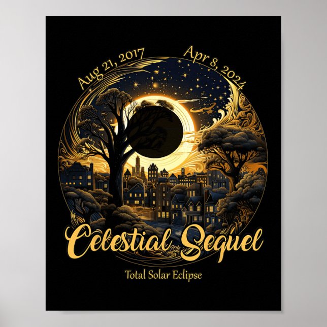 Total solenergi Eclipse Celestial Sequel 2017 Tota Poster (Framsidan)