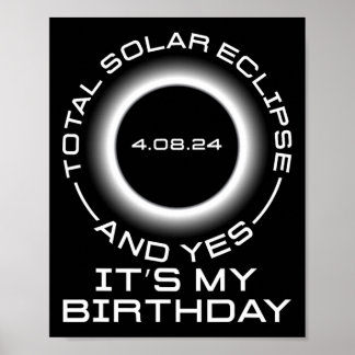 Total solenergi och Ja, det #39;s Min födelsedag A Poster