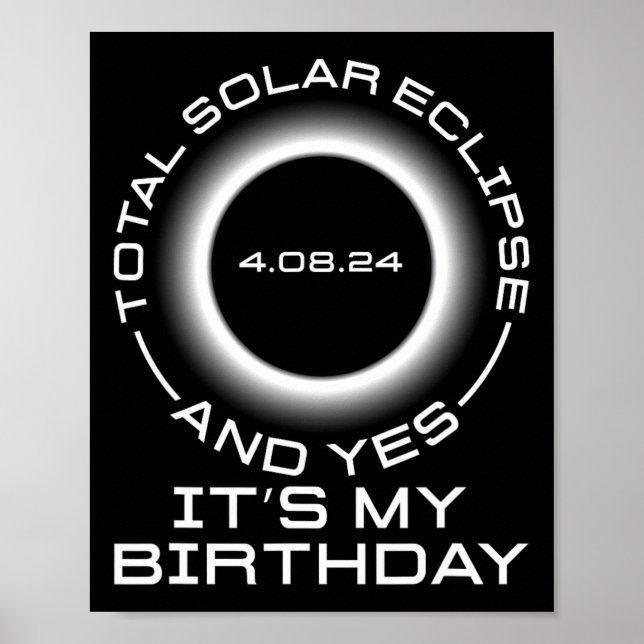 Total solenergi och Ja, det #39;s Min födelsedag A Poster (Framsidan)