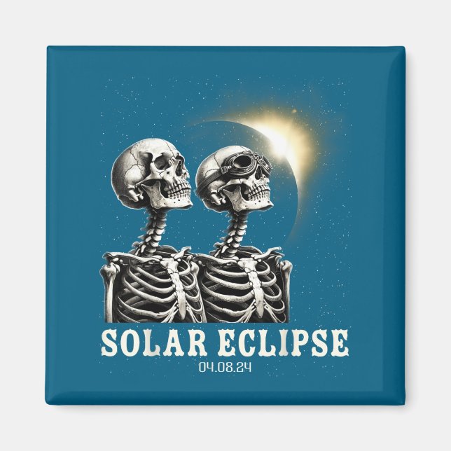 Total solförmörkelse 04 08 Illustration Magnet (Framsidan)