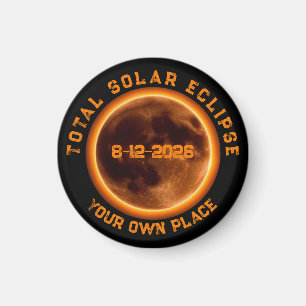 Total solförmörkelse 12 augusti 2026 magnet