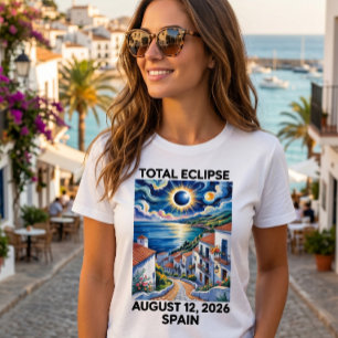 Total solförmörkelse 12 augusti 2026 Spanien Tee