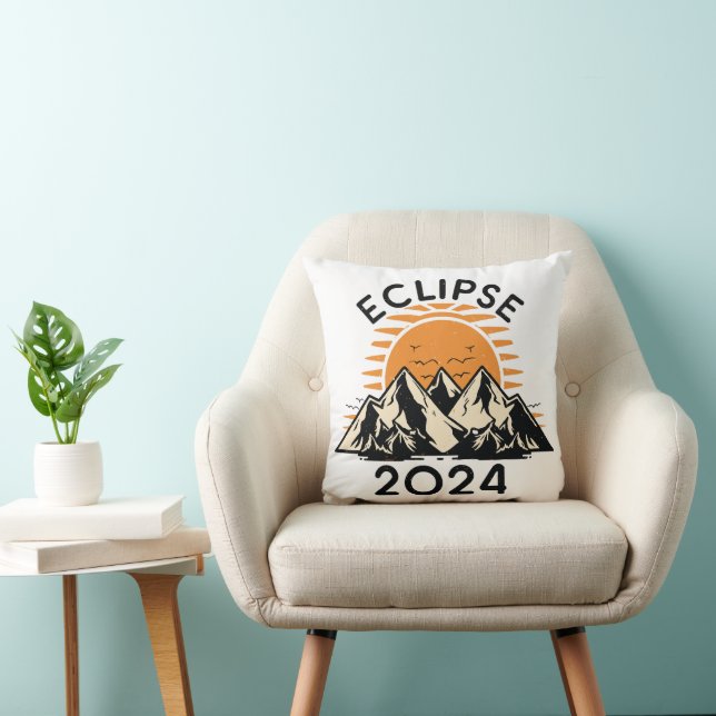 Total solförmörkelse 2024 kudde (Stol)