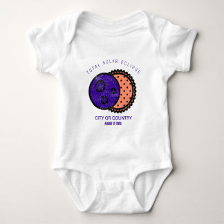Total solförmörkelse 2026 Anpassad T Shirt