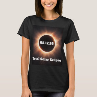 Total solförmörkelse 2026 Dam T Shirt