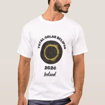 Total solförmörkelse 2026 Herr T-Shirt T-shirt