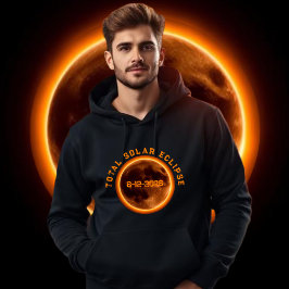 Total solförmörkelse 2026 hoodie